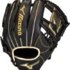 11.5 Inch Mizuno MVP Prime SE GMVP1154PSE8-Black/Gold Adult Infield Baseball Glove -Rawlings Mizu Store 11 5 inch mizuno mvp prime se gmvp1154pse8 black gold adult infield baseball glove 10
