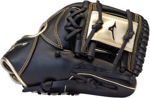 11.5 Inch Mizuno MVP Prime SE GMVP1154PSE8-Black/Gold Adult Infield Baseball Glove 4 11.5 Inch Mizuno MVP Prime SE GMVP1154PSE8-Black/Gold Adult Infield Baseball Glove - Image 3