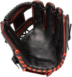 11.5 Inch Mizuno MVP Prime SE GMVP1154PSE8-Black/Red Adult Infield Baseball Glove -Rawlings Mizu Store 11 5 inch mizuno mvp prime se gmvp1154pse8 black red adult infield baseball glove 14