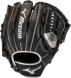 11.75 Inch Mizuno MVP Prime SE GMVP1175PSE8-Black/Silver Adult Infield Baseball Glove