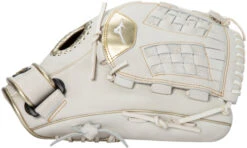 12.5 Inch Mizuno MVP Prime SE GMVP1250PSEF8-White/Gold Women's Fastpitch Softball Glove -Rawlings Mizu Store 12 5 inch mizuno mvp prime se gmvp1250psef8 white gold women s fastpitch softball glove 12