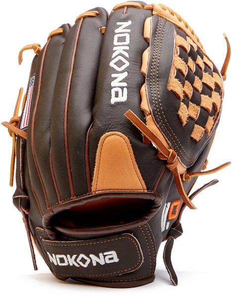 12.5 Inch Nokona Alpha SV1250 Women's Fastpitch Softball Glove 3 12.5 Inch Nokona Alpha SV1250 Women's Fastpitch Softball Glove