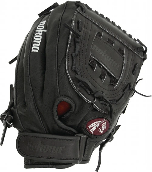 12.5 Inch Nokona Buckaroo Black BF1250CBLK Infield/Pitcher Fastpitch Softball Glove 3 12.5 Inch Nokona Buckaroo Black BF1250CBLK Infield/Pitcher Fastpitch Softball Glove