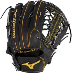 12.75 Inch Mizuno Pro GMP2BK-700DS Adult Outfield Baseball Glove 312662