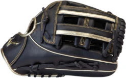 13 Inch Mizuno MVP Prime SE GMVP1300PSES8-Black/Gold Adult Slowpitch Softball Glove -Rawlings Mizu Store 13 inch mizuno mvp prime se gmvp1300pses8 black gold adult slowpitch softball glove 11