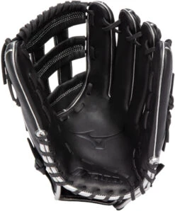 13 Inch Mizuno MVP Prime SE GMVP1300PSES8-Black/Silver Adult Slowpitch Softball Glove -Rawlings Mizu Store 13 inch mizuno mvp prime se gmvp1300pses8 black silver adult slowpitch softball glove 13