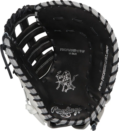 13 Inch Rawlings Heart Of The Hide PROFM19SB-17BW Women's Fastpitch Softball Firstbase Mitt 4 13 Inch Rawlings Heart Of The Hide PROFM19SB-17BW Women's Fastpitch Softball Firstbase Mitt - Image 2