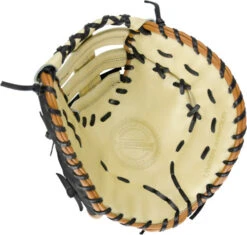 13 Inch Under Armour Genuine Pro 2.0 Cream/Black/Caramel Adult Firstbase Baseball Mitt UAFGGP2-FB -Rawlings Mizu Store 13 inch under armour genuine pro 2 0 cream black caramel adult firstbase baseball mitt uafggp2 fb 14