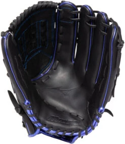 14 Inch Mizuno MVP Prime SE GMVP1400PSES8-Black/Royal Adult Slowpitch Softball Glove -Rawlings Mizu Store 14 inch mizuno mvp prime se gmvp1400pses8 black royal adult slowpitch softball glove 13