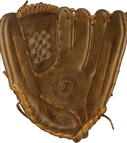 14 Inch Nokona Banana Tan AMG400BT Slowpitch Softball Glove - HQ4Sports Exclusive! 4 14 Inch Nokona Banana Tan AMG400BT Slowpitch Softball Glove - HQ4Sports Exclusive! - Image 2