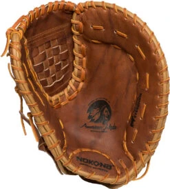 14 Inch Nokona Walnut WN80 Adult Baseball/Softball Firstbase Mitt -Rawlings Mizu Store 14 inch nokona walnut wn80 adult baseball softball firstbase mitt 8