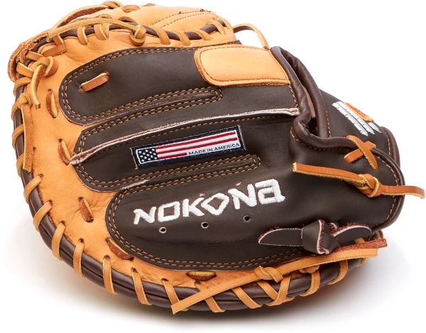30 Inch Nokona Alpha Select S120 Youth Baseball Catcher Mitt 5 30 Inch Nokona Alpha Select S120 Youth Baseball Catcher Mitt - Image 3