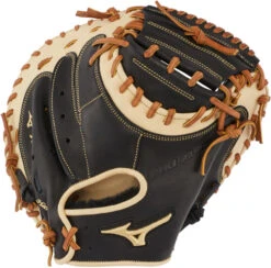 33.5 Inch Mizuno Pro Select GPS1BK-335C Adult Catcher Baseball Mitt 312671