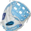 33 Inch Rawlings Liberty Advanced Color Series RLACM33FPCB Women's White/ColumbiaBlue Fastpitch Softball Catcher Mitt -Rawlings Mizu Store 33 inch rawlings liberty advanced color series rlacm33fpcb women s white columbiablue fastpitch softball catcher mitt 10