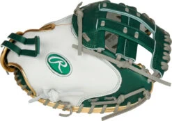33 Inch Rawlings Liberty Advanced Color Series RLACM33FPDG Women's White/DarkGreen/Gold Fastpitch Softball Catcher Mitt 7 33 Inch Rawlings Liberty Advanced Color Series RLACM33FPDG Women's White/DarkGreen/Gold Fastpitch Softball Catcher Mitt -Rawlings Mizu Store 33 inch rawlings liberty advanced color series rlacm33fpdg women s white darkgreen gold fastpitch softball catcher mitt 17