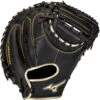 34 Inch Mizuno MVP Prime SE GXC50PSE8-Black/Gold Adult Baseball Catcher Mitt