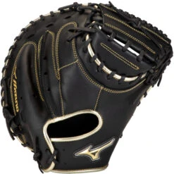 34 Inch Mizuno MVP Prime SE GXC50PSE8-Black/Gold Adult Baseball Catcher Mitt