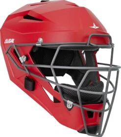 All-Star MVP5 Adult Pro Level Matte Catcher's Helmet MVP5M -Rawlings Mizu Store all star mvp5 adult pro level matte catchers helmet mvp5m 37