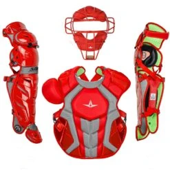 All-Star System 7 Axis CKCCPRO1XTM Adult Baseball Professional Level Catcher's Gear Set W/ Traditional Mask -Rawlings Mizu Store all star system 7 axis ckccpro1xtm adult baseball professional level catchers gear set w traditional 26