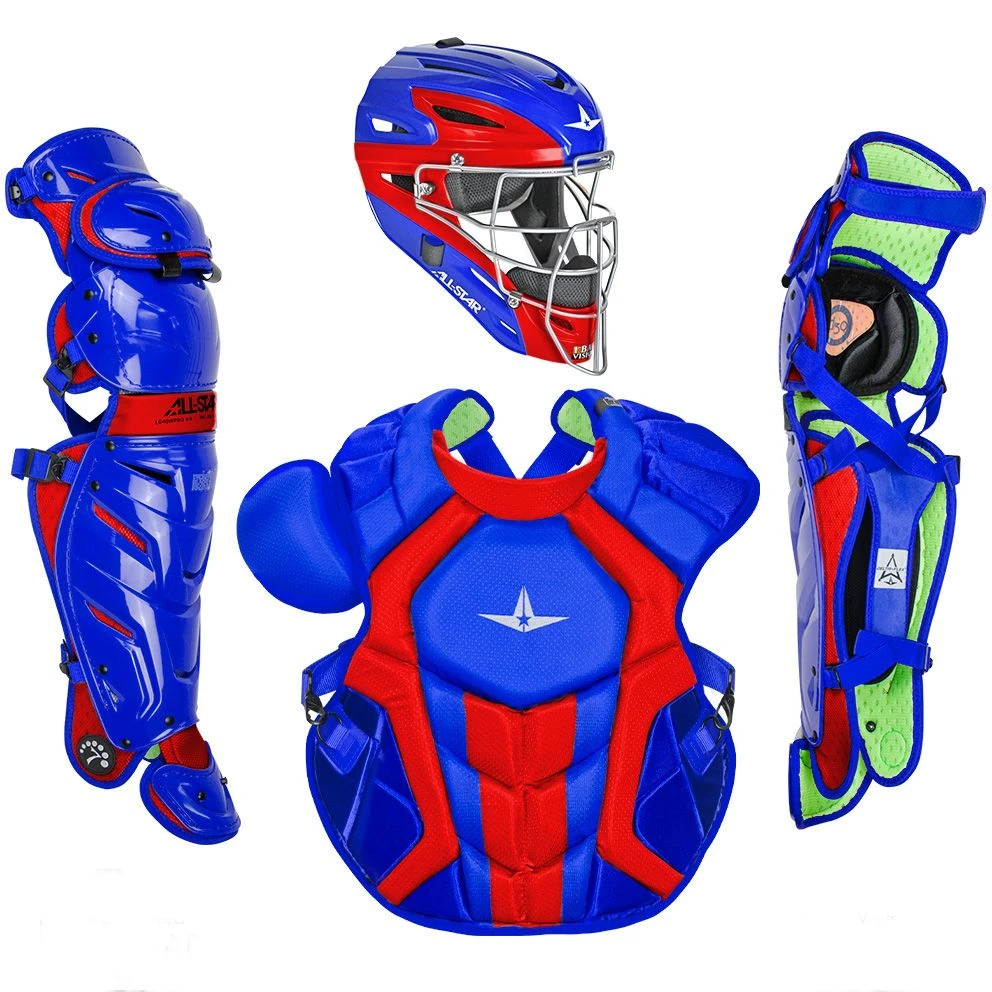 All-Star System 7 Axis CKCCPRO1XTT Adult Baseball Professional Level Two Tone Catcher's Gear Set 10 All-Star System 7 Axis CKCCPRO1XTT Adult Baseball Professional Level Two Tone Catcher's Gear Set - Image 8