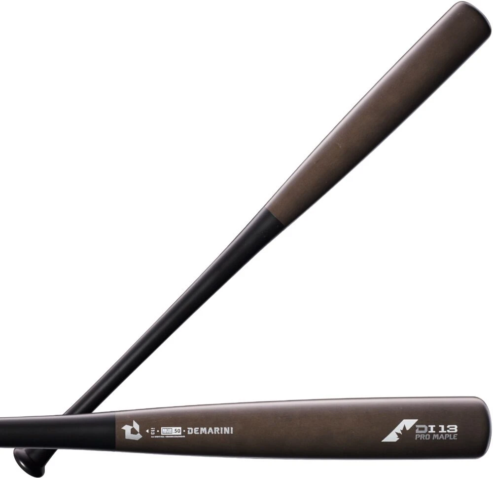 DeMarini DI13 Adult Pro Maple BBCOR Wood/Composite Baseball Bat WBD2369010 3 DeMarini DI13 Adult Pro Maple BBCOR Wood/Composite Baseball Bat WBD2369010