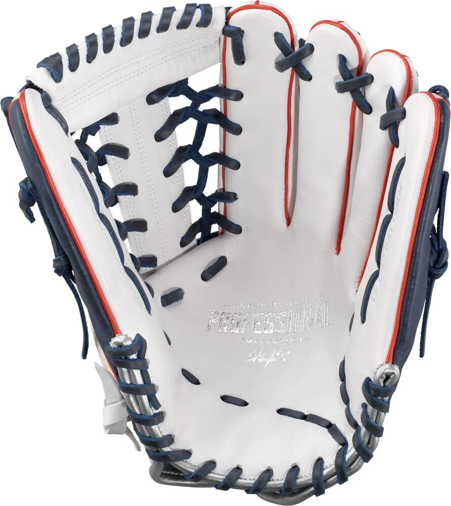 12.75 Inch Easton Professional Collection Signature Series Haylie McCleney's Fastpitch Softball Glove HM8136 4 12.75 Inch Easton Professional Collection Signature Series Haylie McCleney's Fastpitch Softball Glove HM8136 - Image 2