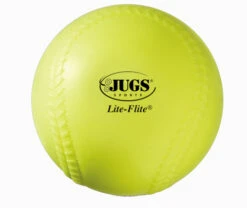 JUGS B5006 Bucket Of Lite-Flite 12 Inch Optic Yellow Softballs -Rawlings Mizu Store jugs b5006 bucket of lite flite 12 inch optic yellow softballs 13