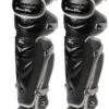 Mizuno Pro 380376 Adult 17.5 Inch Baseball Leg Guards
