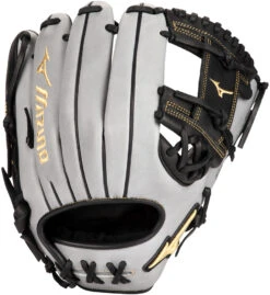 11.75 Inch Mizuno Pro Select GPS1BK-601S2 Adult Infield Baseball Glove 312982