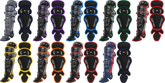 Mizuno Samurai 380408 Adult 16.5 Inch Baseball Leg Guards 4 Mizuno Samurai 380408 Adult 16.5 Inch Baseball Leg Guards - Image 2