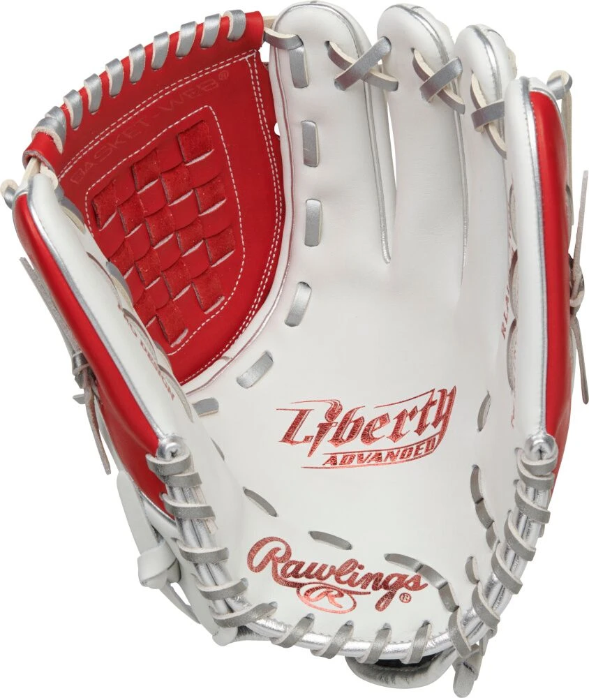 12 Inch Rawlings Liberty Advanced Color Series 4.0 Women's Fastpitch Softball Glove RLA120-3WSP 4 12 Inch Rawlings Liberty Advanced Color Series 4.0 Women's Fastpitch Softball Glove RLA120-3WSP - Image 2