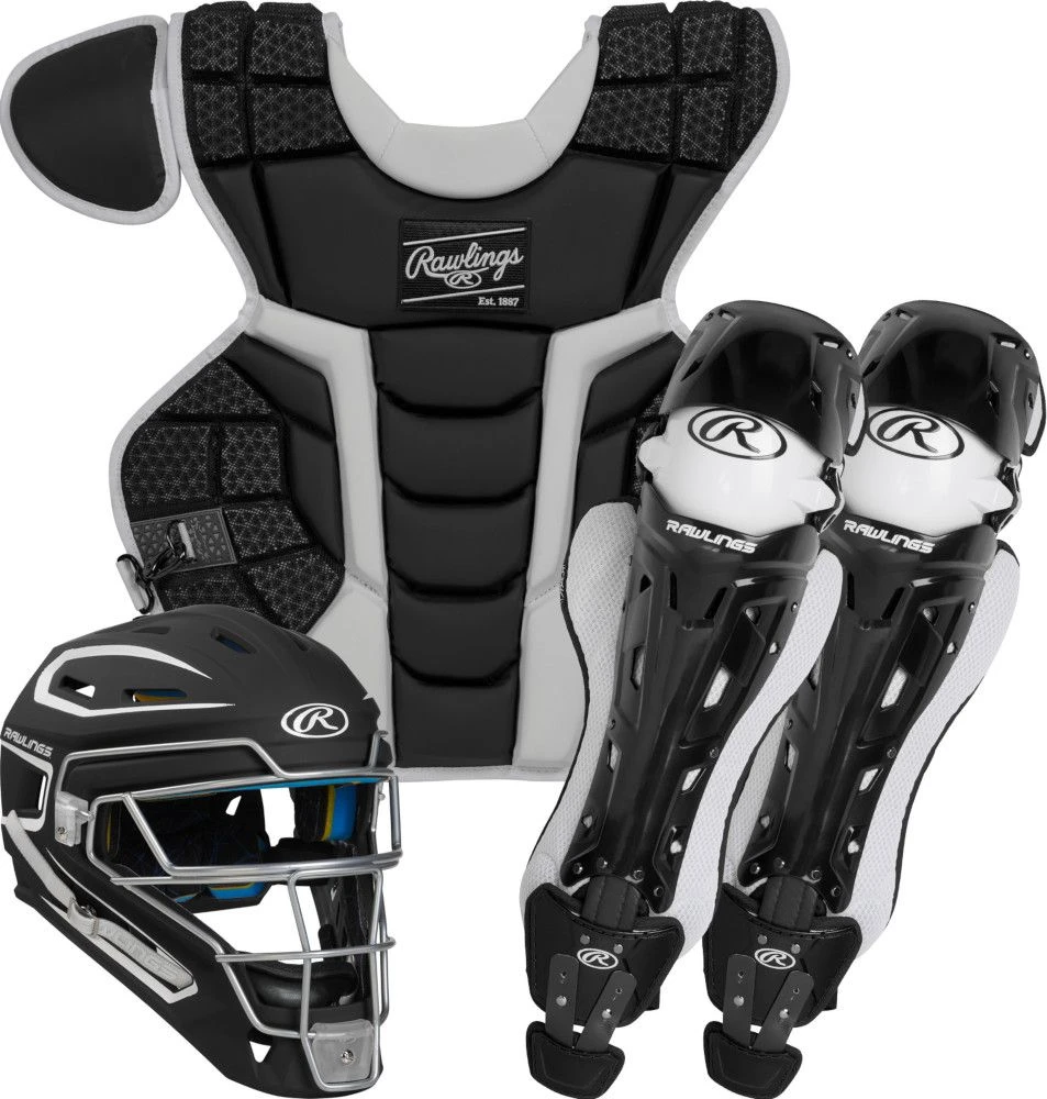 Rawlings MACH Intermediate Baseball Catcher's Gear Set MKITNI 3 Rawlings MACH Intermediate Baseball Catcher's Gear Set MKITNI