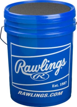 Rawlings R100-UP Ultimate Practice Combo R100-UPYBUCK30 Raised Seam Youth Practice Baseball W/ Bucket