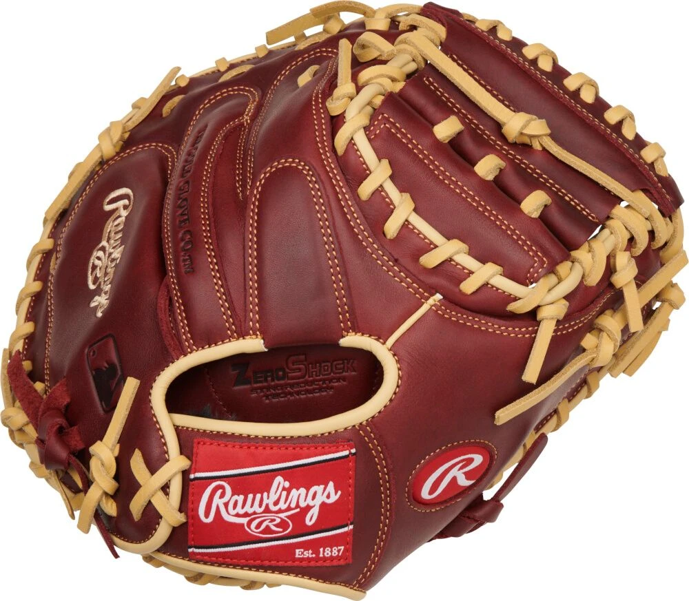 33 Inch Rawlings Sandlot Adult Baseball Catcher's Mitt SCM33SS 3 33 Inch Rawlings Sandlot Adult Baseball Catcher's Mitt SCM33SS
