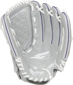 12.5 Inch Rawlings Sure Catch Girl's Fastpitch Softball Glove SCSB125PU -Rawlings Mizu Store rawlings sure catch 125 inch girls fastpitch softball glove scsb125pu 10
