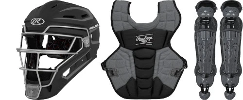 Rawlings Velo 2.0 CSV2I Intermediate Baseball Catchers Gear Set 3 Rawlings Velo 2.0 CSV2I Intermediate Baseball Catchers Gear Set