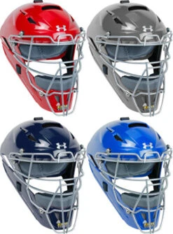 Under Armour Converge Youth Solid Gloss Catcher's Helmet UAHG3-Y -Rawlings Mizu Store under armour converge youth solid gloss catcher s helmet uahg3 y 9