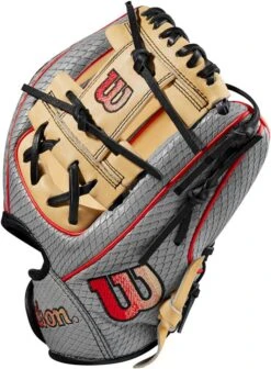 11.25 Inch Wilson A2000 Pedroia Fit SuperSkin Infield Baseball Glove WBW1009811125 -Rawlings Mizu Store wilson a2000 pedroia fit superskin 1125 inch infield baseball glove wbw1009811125 14