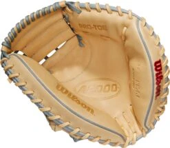 33 Inch Wilson A2000 Pedroia Fit SuperSkin Catcher's Baseball Mitt WBW10098433 -Rawlings Mizu Store wilson a2000 pedroia fit superskin 33 inch catchers baseball mitt wbw10098433 12