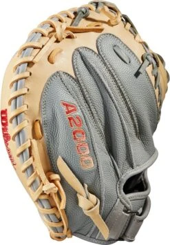 33 Inch Wilson A2000 Pedroia Fit SuperSkin Catcher's Baseball Mitt WBW10098433 -Rawlings Mizu Store wilson a2000 pedroia fit superskin 33 inch catchers baseball mitt wbw10098433 13