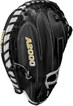 33.5 Inch Wilson A2000 Spin Control SuperSkin Adult Catcher Baseball Mitt WBW100995335 -Rawlings Mizu Store wilson a2000 spin control superskin adult 335 inch catchers baseball mitt wbw100995335 13