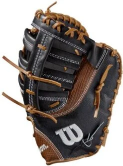12.25 Inch Wilson A2K SuperSkin 2820SS Adult Firstbase Baseball Mitt WBW1000721225 -Rawlings Mizu Store wilson a2k superskin wtat2krb212820ss 1225 inch adult firstbase baseball mitt 13