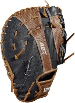 12.25 Inch Wilson A2K SuperSkin 2820SS Adult Firstbase Baseball Mitt WBW1000721225 -Rawlings Mizu Store wilson a2k superskin wtat2krb212820ss 1225 inch adult firstbase baseball mitt 14