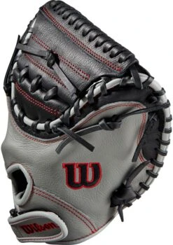 32 Inch Wilson A500 Youth Catcher's Baseball Mitt WBW10090732 -Rawlings Mizu Store wilson a500 youth 32 inch catchers baseball mitt wbw10090732 14