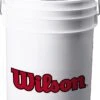 Wilson Ball Bucket WTA3948 HQ4Sports Logo Ball Bucket -Rawlings Mizu Store wilson ball bucket wta3948 hq4sports logo ball bucket 30