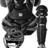 Wilson C1K Protection WTA4604 Intermediate Baseball Catcher's Gear Set -Rawlings Mizu Store wilson c1k protection wta4604 intermediate baseball catcher s gear set 8