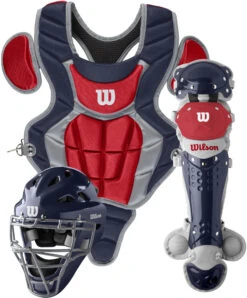 Wilson C200 Youth Baseball Catcher's Gear Kit WB57116 -Rawlings Mizu Store wilson c200 youth baseball catchers gear kit wb57116 21