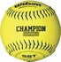 Wilson Champion Series WTA9333BUSSFPYB 11 Inch USSSA Synthetic Leather Fastpitch Softball -Rawlings Mizu Store wilson champion series wta9333bussfpyb 11 inch usssa synthetic leather fastpitch softball 11
