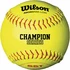 Wilson WTA9306BASA-Low Optic Yellow 11 Inch Synthetic Leather Fastpitch Softballs -Rawlings Mizu Store wilson wta9306basa low optic yellow 11 inch synthetic leather fastpitch softballs 13