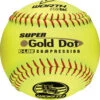 Worth Gold Dot C-LOK YS44WSLS 12 Inch WSL Slowpitch Softball -Rawlings Mizu Store worth gold dot c lok ys44wsls 12 inch wsl slowpitch softball 5